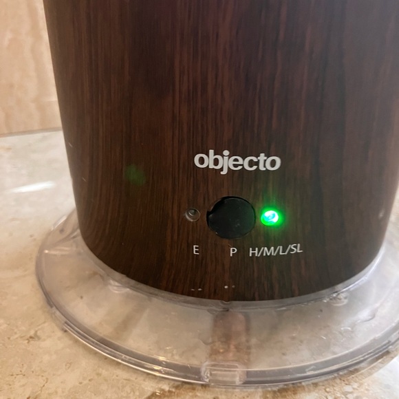 Objecto W7 Ultrasonic Aromatherapy Humidifier/Diffuser Dark Grain HW-36DK - Picture 4 of 13